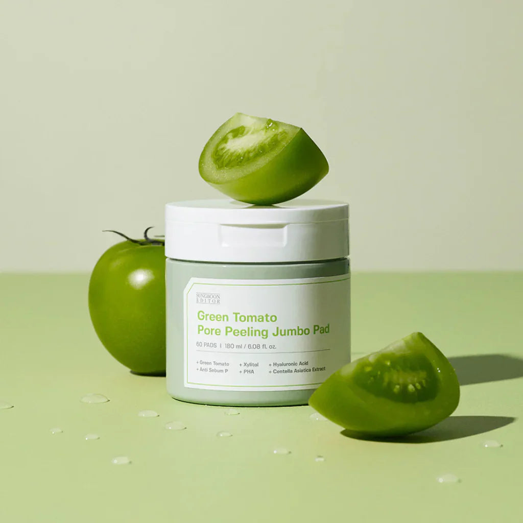 SUNGBOON EDITOR Green Tomato Pore Peeling Jumbo Pad (60ea)