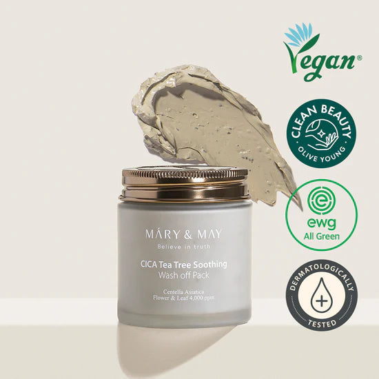 MARY&MAY Cica Tea Tree Soothing Wash Off Pack