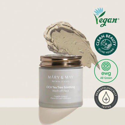 MARY&MAY Cica Tea Tree Soothing Wash Off Pack
