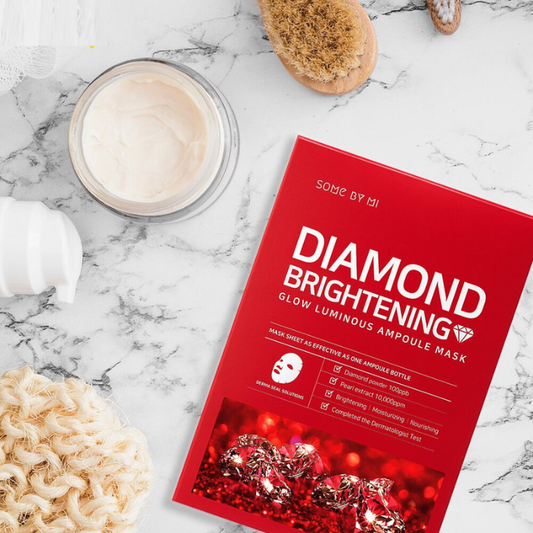 SBM Diamond Brightening Glow Luminous Ampoule Mask (4ea)