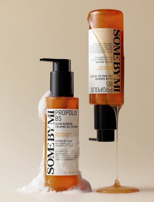SBM Propolis B5 Glow Barrier Cleansing Oil to Foam