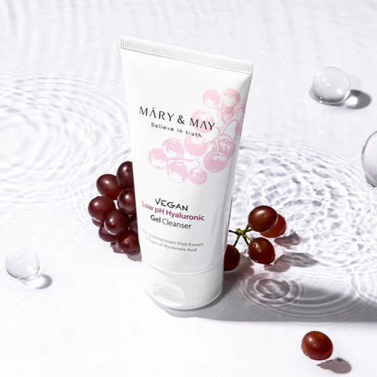MARY&MAY Vegan Low pH Hyaluronic Gel to Foam Cleanser