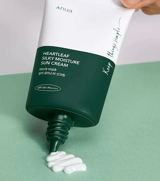 ANUA Heartleaf Silky Moisture Sunscreen
