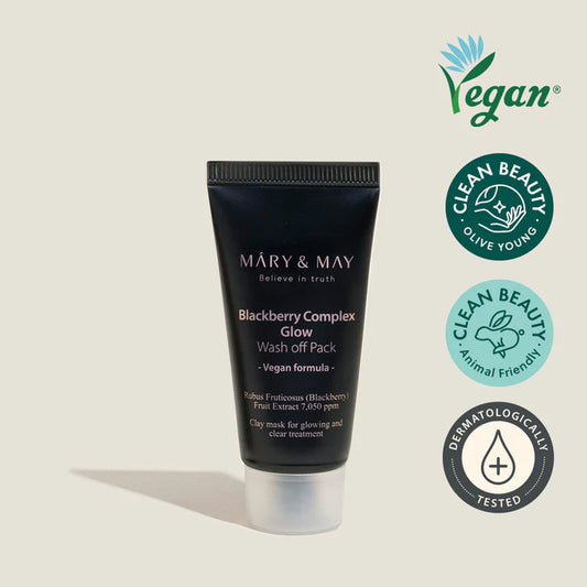 MARY&MAY Blackberry Complex Glow Wash Off Pack