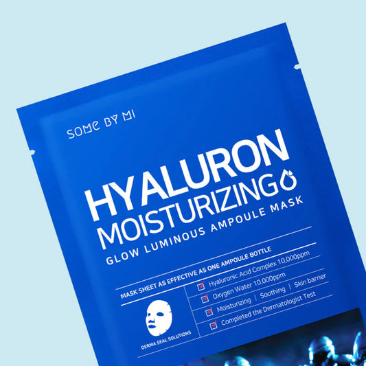 SBM Hyaluron Moisturizing Glow Luminous Ampoule Mask (4ea)