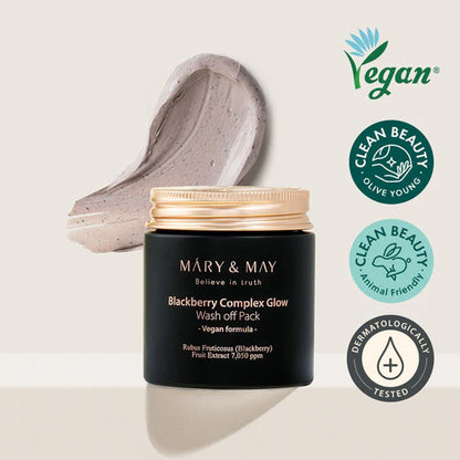 MARY&MAY Blackberry Complex Glow Wash Off Pack