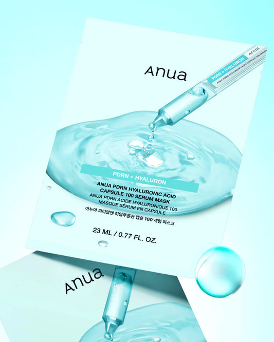 ANUA PDRN Hyalorunic Acid Capsule 100 Serum Mask (4ea)